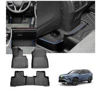 Ruiya pour Toyota RAV4 PHEV Plug-in Hybrid 2023 2024 2025 Tapis de Sol, Résistants Tapis de Sol 3D TPE Tapis de Protection RAV4 PHEV Tapis de Sol en Caoutchou RAV4 PHEV Accessoires