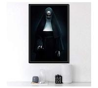 RUIYAN Photo De Toile La Nonne Invoquant des Affiches d'horreur Et des Images De Mur De Film pour Le Salon Décor À La Maison Mz33Tc 40X60Cm sans Cadre