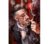 RUIYANMQ Casse-Tête 1000 Pièces Arthur.Shelby Film Poster Casse-Tête en Bois pour Adulte Jeu Éducatif Famille Jouet De Décompression Cadeau Df25Pq