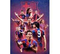 RUIYANMQ Puzzle 1000 Pièces Assemblage Image Barcelone Soccer Wall Art Poster pour Toute La Famille Jeu De Placement Coloré Kx227Zy