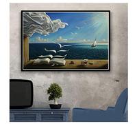 RUIYANMQ Puzzle 1000 pièces Peinture psychédélique rétro Dali Surréalisme Abstr Affiche Bois Jouets Adultes Jeu de décompression K90Ya