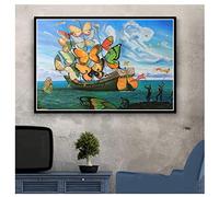 RUIYANMQ Puzzle 1000 pièces Peinture psychédélique rétro Dali surréalisme Abstrait Affiche Bois Jouets Adultes Jeu de décompression K97Ya