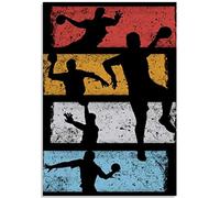 RUIYANMQ Puzzle 1000 Pièces Vintage Handball Poster Bois Jouets Adultes Jeu de décompression Zy665Tm