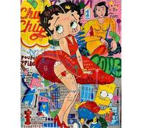 RUIYANMQ Puzzle De 1000 Pièces Street Art Graffiti Colour for Jouets Jeu De Décompression pour Adultes Qw212Zp