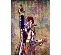 RUIYANMQ Puzzle en Bois 1000 Pièces Chanteur Prince.R Poster d'art Mural pour Toute La Famille Jeu De Placement Coloré Kx248Zy