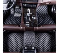 RuiYiL Tapis de Sol Voiture pour Jeep Cherokee/Liberty KK 2008 2009 2010 2011 2012(LHD), Cuir Couverture ComplèTe Tapis de Voiture Imperméables et Antidérapants Interieur Accessoires,A/Black