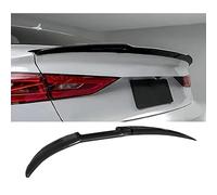 RuiYiL Voiture Becquets Arrière pour BMW X6 F16 2015-2018, PVC D'Aile De Coffre Becquet De Toit Becquet de Coffre Spoiler Wing Aile Lèvre Accessoires,A/Glossy-Black