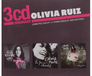 Ruiz, Olivia - J'aime pas l'amour / La Femme Chocolat / Miss Météores (Coffret 3 CD)