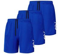RUIZEHONG Lot de 3 Shorts de Sport pour Homme Séchage Rapide avec Poches Jogging Fitness Basketball Training Gym Tennis D'été