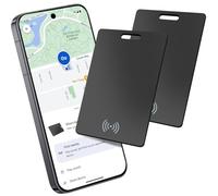 RUIZHI 1 ER Tracker Intelligent Android - Fonctionne avec Google Find My App - 1,8 mm - Compatible avec Le Chargement sans Fil et étanche IP68 - pour clés, Bagages, Non Disponible pour Huawei