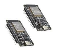 RUIZHI 2 Pièces ESP Mini Cartes de développement, ESP-32S ESP-32-WROOM-32D Module WiFi Bluetooth Type-C Interfaces Chip CH340 Double cœur CPU Compatible avec Arduino