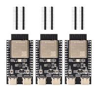 RUIZHI 3 pièces ESP-C6 ESP-32-C6-DevKitC-1-N4 Cartes de développement, ESP-32-C6-DevKitC-1-N4 Module Supportés WiFi Bluetooth 512KB 320KB ROM Type-C Interface Compatible avec Arduino