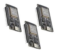 RUIZHI 3 Pièces ESP Mini Cartes de développement, ESP-32S ESP-32-WROOM-32D Module WiFi Bluetooth Type-C Interfaces Chip CH340 Double cœur CPU Compatible avec Arduino