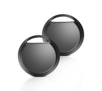 RUIZHI Android Smart Tag - Traceur Air Compatible avec l'application Google Trouver Mon Appareil, Étanche IP67, Android Uniquement, pour étiquettes de Bagage, téléphones, passeports, Noir, 2 pièces