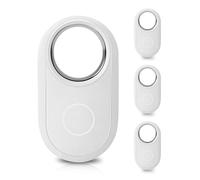 RUIZHI Android Smart Tag - Traceur Air Compatible avec l'application Google Trouver Mon Appareil, IP67, Android Uniquement, pour Bagages, Vélo, Passeports, Valise, Blanc-4 Paquets