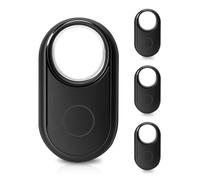 RUIZHI Android Smart Tag - Traqueur Air Compatible avec l'application Google Trouver Mon Appareil, IP67, Android Uniquement, pour Bagages, Vélo, Passeports, Valise, Noir-4 Paquets