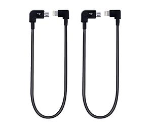 RUIZHI Câble Micro USB 29cm Revers Tressé en Nylon Connecteur Micro USB Remote Controller Cable pour DJI Mavic Pro/Spark/Mavic Air