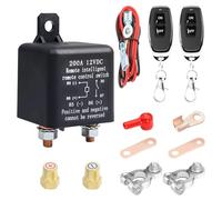 Ruizhi Déconnecteur de batterie 12 V CC 200 A Coupe-courant pour voiture avec 2 télécommandes Interrupteur antivol d'alimentation pour voiture, RV, bateau, yacht