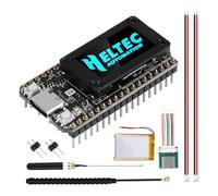 RUIZHI LoRa ESP32 V4 WiFi Bluetooth Module avec Meshtastic LoRa ESP32 avec GPS / 868 MHz Antenne et 3000 mAh Akku 0.96″ OLED Display 1262 Chip ESP32-S3R2 MCU 16M Flash Compatible avec Arduino Meshtast