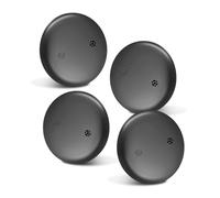 RUIZHI Smart Tag Compatible avec l'application Google Trouver Mon Appareil, Android Uniquement, Traceur Bluetooth pour clés, vélo, Portefeuilles, Noir, 4 pièces