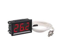 RUIZHI XH-B310 Thermomètre Numérique Industriel, 12 V -30~800 °C K-Type M6 Testeur de Thermocouple Affichage LED Thermographe