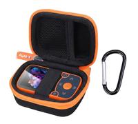 Ruizu Étui MP3 pour lecteur MP3 à clip 64 Go avec Bluetooth 5.3 Compatible avec Ruizu AGPTEK Mini lecteur de musique portable 64 Go 32 Go avec clip (étui uniquement) (Orange)