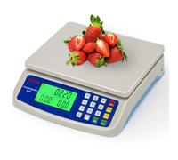 RUJIXU Balance de Cuisine électronique 30 kg Balance Alimentaire numérique avec écran LCD Inclus Adaptateur Secteur 6 V (Size : 40kg/1g)