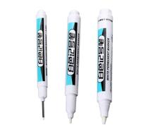 rujjftsy Stylo de peinture permanent blanc 0,7/1,0/2,5 mm pour bois, roche, plastique, cuir, verre, trou profond, pierre, marqueur, toile, céramique, métal