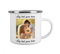 rujjftsy Tasse à café personnalisée, tasse personnalisée avec image et texte, tasse à café personnalisée avec photo et mots pour décoration de fête d'anniversaire, de Noël