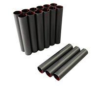 rukauf Cannolo Cornet Lot de 15 Moule Le Revêtement Antiadhésif (8 cm x 1,3 cm) Moule Cannoli Form Cornets Douilles Crème Tubes