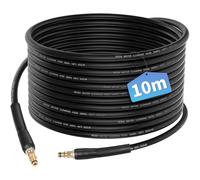 RUKHOOL 10M Flexible Tuyau pour Kärcher K2 K3 K4 K5 K6 K7 Nettoyeur Haute Pression Accessoires Rallonge Tuyau de Rechange Pièces Détachées Tuyau D'extension avec Connecteur Rapide Poignée