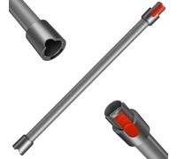 RUKHOOL Tube Extend Rechange Pour Dyson V11 V10 V15 V8 V7 Aspirateur, Tube Prolongateur Rallonge Accessoire 73CM, Dégagement Rapide Baguette Extensible