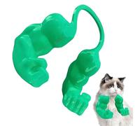 Rukjmqi Armoiries Musculaires De Chat, Armes Du Cou De Chat Avec Des Bras Humains Musculaires Et Créatifs,17x15,6 Cm Costume De Bras Musculaire De Main Pour Le Chaton Halloween Et Les Fêtes D'annivers