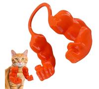 Rukjmqi Armoiries Musculaires De Chat, Armes Du Cou De Chat Avec Des Bras Humains Musculaires Et Créatifs,17x15,6 Cm Costume De Bras Musculaire De Main Pour Le Chaton Halloween Et Les Fêtes D'annivers