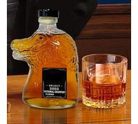 Rukjmqi Bouteille En Verre Pour Alcools | Bouteille Écaille Crocodile Pour Cocktails | Récipient Multifonction Pour Cocktails Maison, Vinaigre, Eau, Huile, Vin, Sodas Et Liqueurs