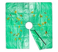 Rukjmqi Bush Trimming Tarp | Toile de Ramassage pour Taille de Haies avec Trou de 30 cm,Bâche d'Élagage Imperméable à 4 Anneaux d'angle pour Potager, Pelouse, Serre, Fruits, Camping et Extérieur