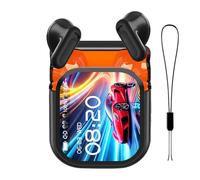 Rukjmqi Écouteurs De Traduction En Temps Réel - Écouteurs Traducteurs IA | Casque Traducteur à Écran Tactile pour Bureau Extérieur Sport Salle de Sport Étude Adultes