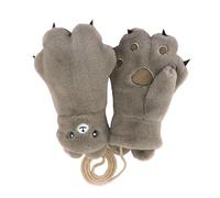Rukjmqi Gants de patte mignons, gants de patte d'hiver - Mitaines de pattes d’animaux pour femmes | Gants épais à griffes de patte de chaton, mitaine mignonne en peluche douce pour femmes, accessoires
