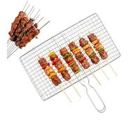 Rukjmqi Grille de Barbecue,Grande Grille de Cuisson Portable - Panier légumes pour Barbecue | pour Camping, Jardin, Pique-Nique, Homme, Papa