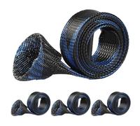 Rukjmqi Housse pour Canne À Pêche,Housse Réglable pour Pêche en Mer - Protection Élastique Renforcée pour Rangement Transport Pont Plage Lac Garage Quai Surf Rivière Kayak Bateau Berg