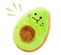 Rukjmqi Jouets en Peluche pour Chien, Jouets en Peluche pour Chien Doudou À Mâcher, Stimulant Mental avec Sons Et Design Fruit pour Mâchouillage, Dentition, Voyage, Cadeau d'anniversaire, Pâques,