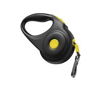 Rukjmqi Laisse Rétractable pour Grand Chien - Laisse Rétractable avec Verrou Semi-Automatique - Équipement de Sécurité avec Système d'Arrêt Instantané pour Chiens jusqu'à 75 kg - Idéal pour Course et