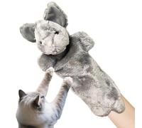 Rukjmqi Marionnette Lutteur Chat - Jouet Marionnette de Lutte pour Chat,Peluche Interactive Main pour Stimulation Sensorielle Entraînement Cérébral Enrichissement Détente et Exercice Intérieur