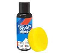 Rukjmqi Nettoyant Anti-Rayures Pour Lunettes,Avec Crème De Nettoyage Profond À L'Éponge 30g,Pâte Nettoyante pour Lunettes Restaurateur de Verres - pour Protection Éclat Entretien Soleil