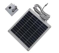 Rukjmqi Panneau Solaire Caméra,50W 12V Type-C Imperméable Équipement de Camping,Module Solaire d'Extérieur - pour Randonnée Voyage Urgence Festival Plage Pêche Camping-Car Voiture