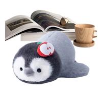 Rukjmqi Peluche Pingouin - Coussin Jouet Animal Mignon et Adorable,Jouet Pingouin Allongé Adorable | pour Les Les Filles Les Garçons Canapé Lit Maison Chambre D'Voiture Anniversaire