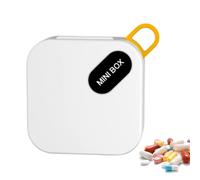 Rukjmqi Petite Boîte À Pilules | Porte-Élastiques à Cheveux de Voyage,Organisateur Portable Multifonction à Compartiments pour Bijoux, Bonbons et Accessoires