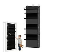 Rukjmqi Rangement Suspendu Porte Peluches - Fixation Murale 4 Niveaux Grande capacité | Rack de Rangement pour Peluches - pour Chambre, Salle de Bain, Chambre bébé, Appartement, Dressing, dortoir,