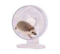 Rukjmqi Roue pour Hamster et Gerbille, Jouet d'exercice Rotatif Silencieux À Hauteur Réglable, Roue pour Hamster, Jouet d'Enrichissement pour Souris Gerbille Octodon Loir Hérisson Furet Lapin