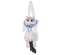 Rukjmqi Sacs pour Chat en Peluche, Sac à Dos pour Chat en Peluche - Sacs à Dos Souples en Forme de Chat Vif avec Poche zippée | Sacs à bandoulière multifonctionnels et Confortables avec Sangle